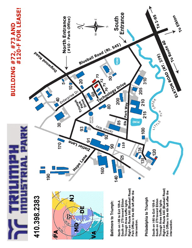 Triumph Industrial Park Map
